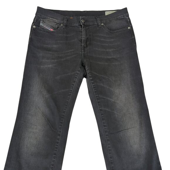 Diesel Jeans Bootzee-St Regular Slim Boot Cut Jeans Black Wash Women's Size 32 - Picture 3 of 9